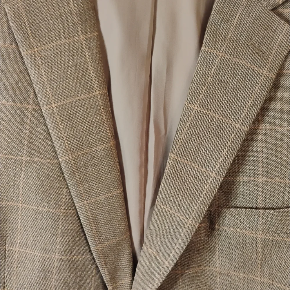 Jos. A. Bank Tan Striped Suit Jacket - Picture 2 of 8